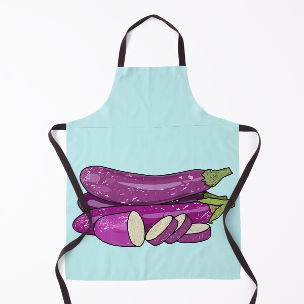 Item preview, Eggplant cartoon illustration designed and sold by Misscartoon.