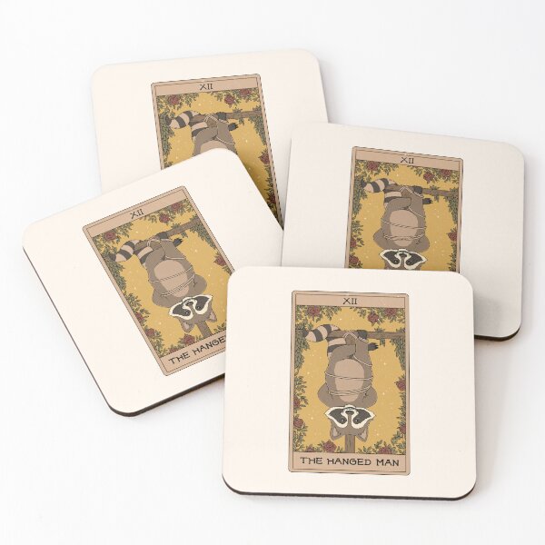 Item preview, The Hanged Man - Raccoons Tarot designed and sold by Thiago Corrêa.