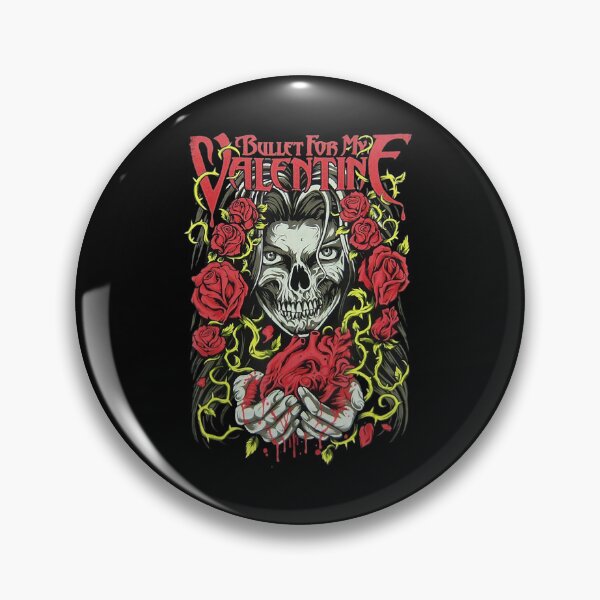 Item preview, Bullet For My Valentine Roses And Heart Black Gift designed and sold by Lillafaw.
