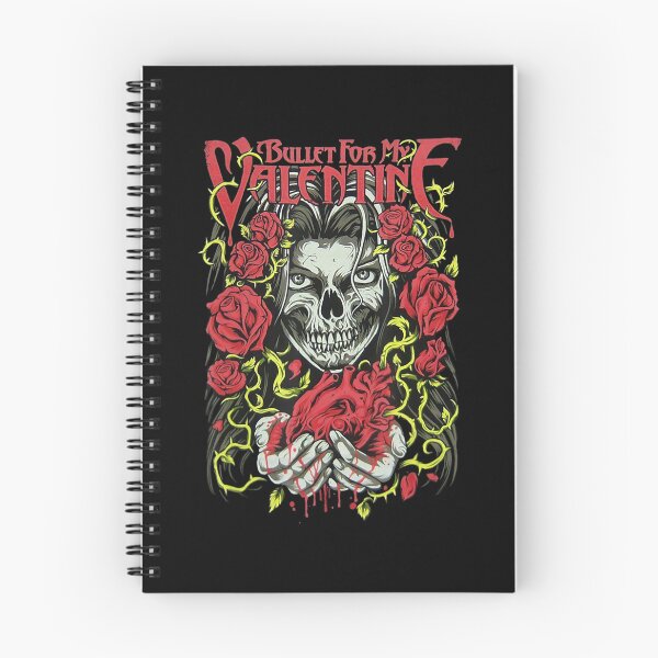 Item preview, Bullet For My Valentine Roses And Heart Black Gift designed and sold by Lillafaw.