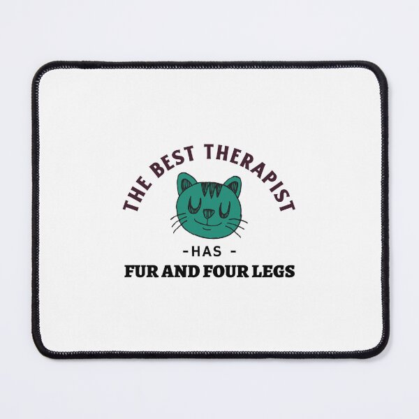 Item preview, The Best Therapist Has Fur and Four Legs designed and sold by crazydotdesigns.