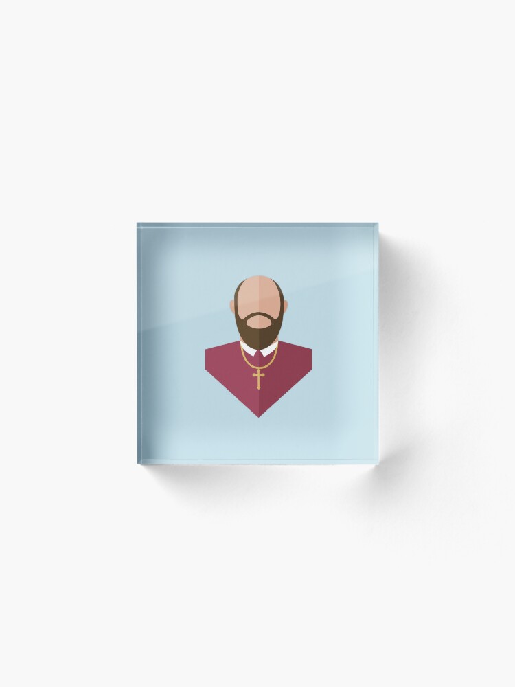 Thumbnail 2 of 5, Acrylic Block, St. Francis de Sales designed and sold by mikbails.