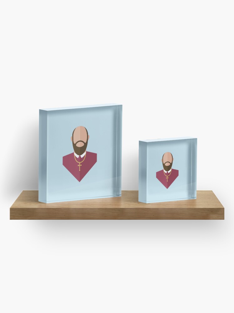Thumbnail 4 of 5, Acrylic Block, St. Francis de Sales designed and sold by mikbails.