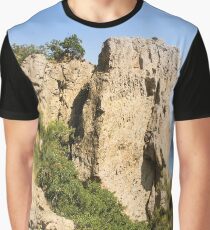 A high stone rock. Graphic T-Shirt