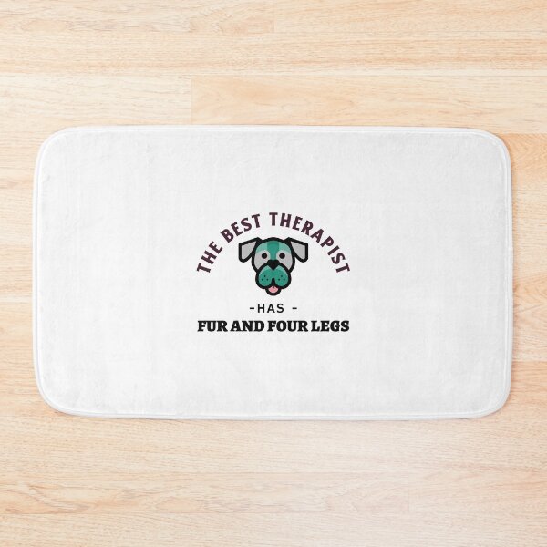Item preview, The Best Therapist Has Fur and Four Legs : Dog designed and sold by crazydotdesigns.
