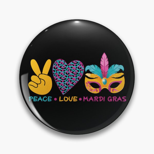 Item preview, Peace-Love-Mardi-Gras designed and sold by W7OUD.