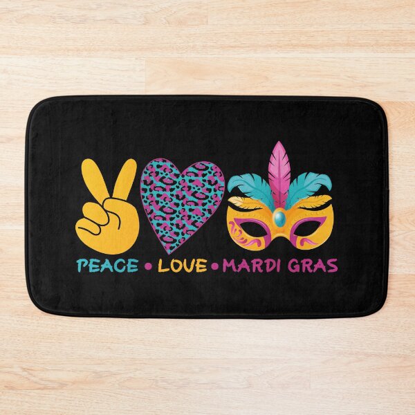 Item preview, Peace-Love-Mardi-Gras designed and sold by W7OUD.