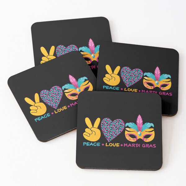 Item preview, Peace-Love-Mardi-Gras designed and sold by W7OUD.