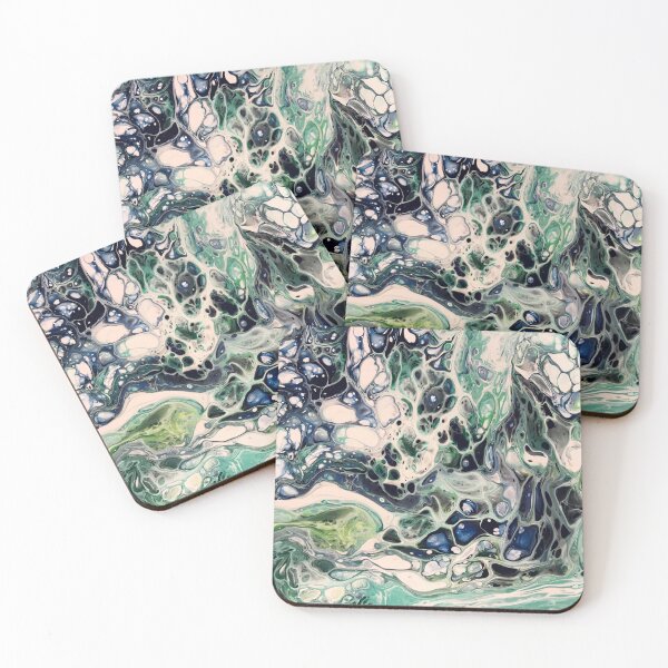 Item preview, Navy River Stones Painting designed and sold by KiwiArtistDK.