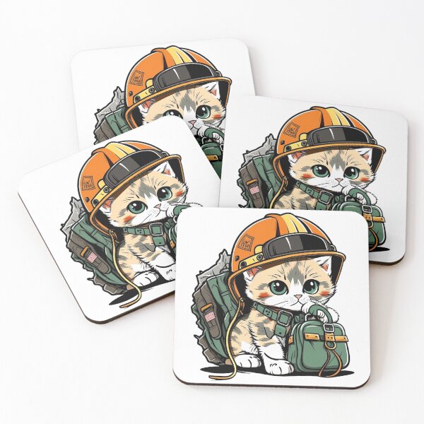Item preview, Cute Cat Rescuer designed and sold by KA DESIGNS.