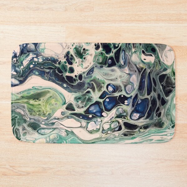 Item preview, Navy River Stones Painting designed and sold by KiwiArtistDK.