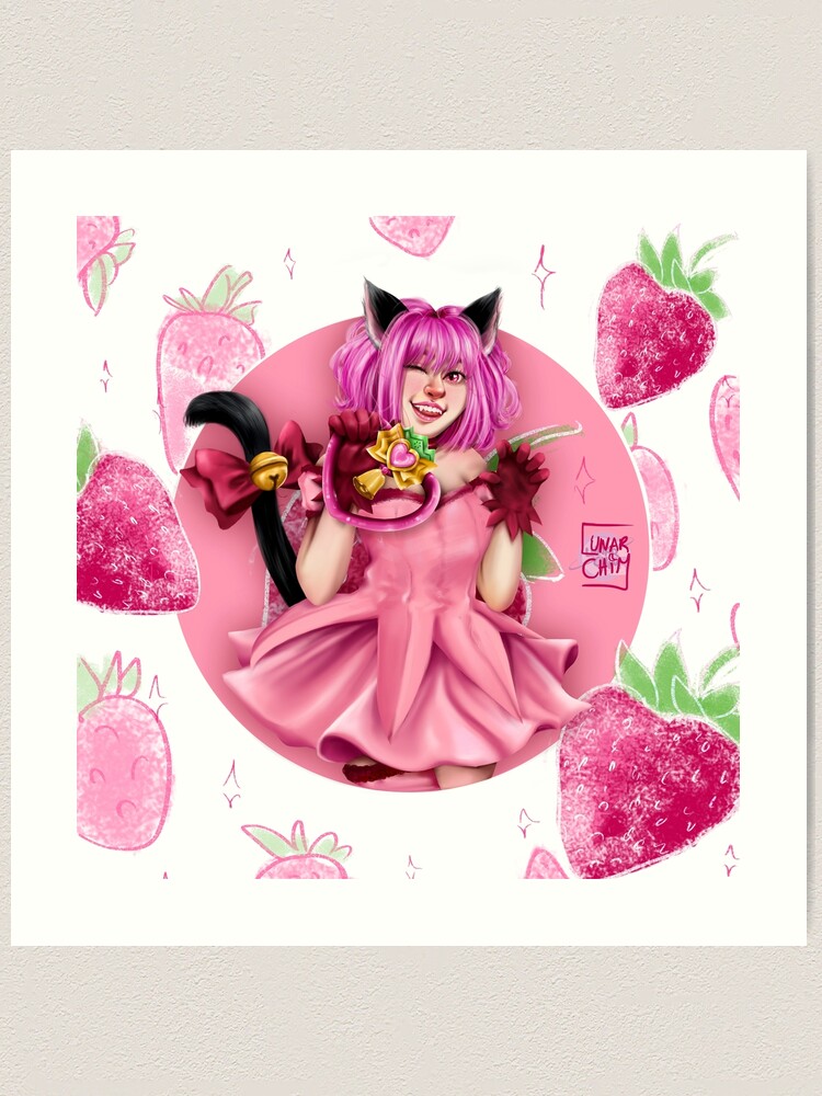 Mew Ichigo from the anime Tokyo Mew Mew New original artwork Art Board  Print for Sale by EryaMoon