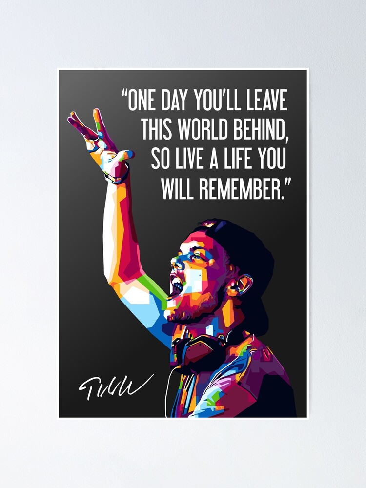 Póster «Frases de Avicii» de MKSTUDIO99 | Redbubble