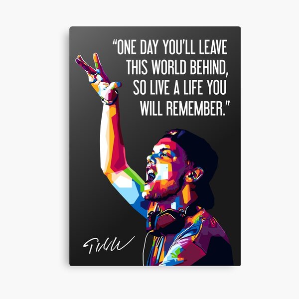 Avicii Quotes Canvas Print