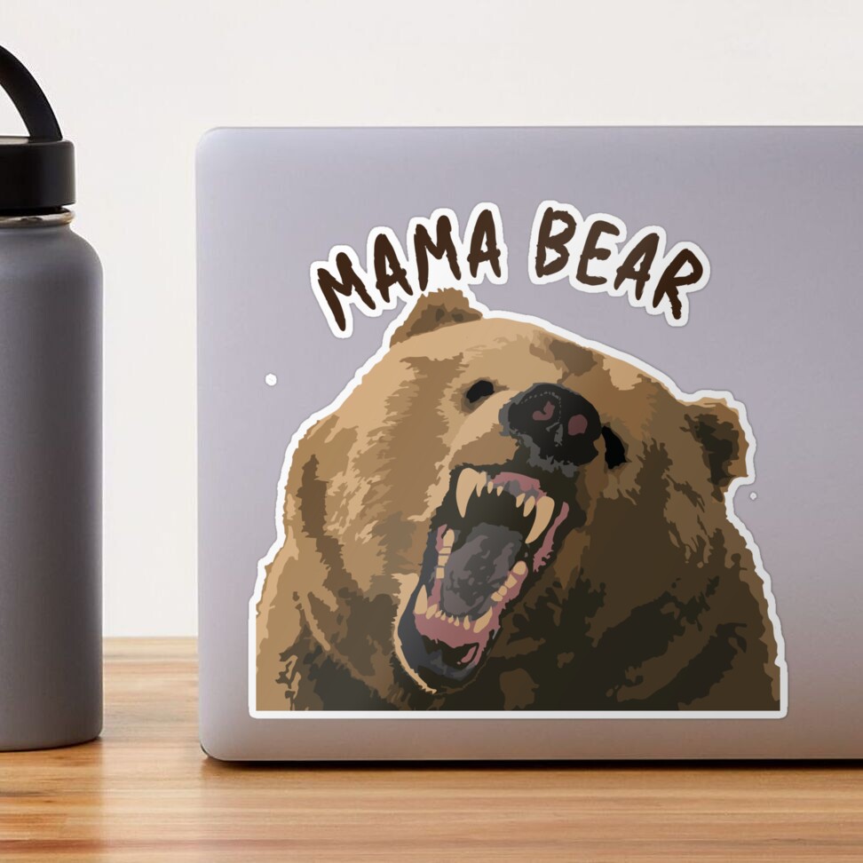 Green Mama Bear Gifts - Mama Bear Gifts - Sticker