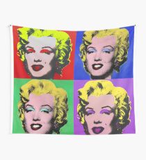 MARILYN MONROE PCM ANDY WARHOL POP ART PARODY Wall Tapestry