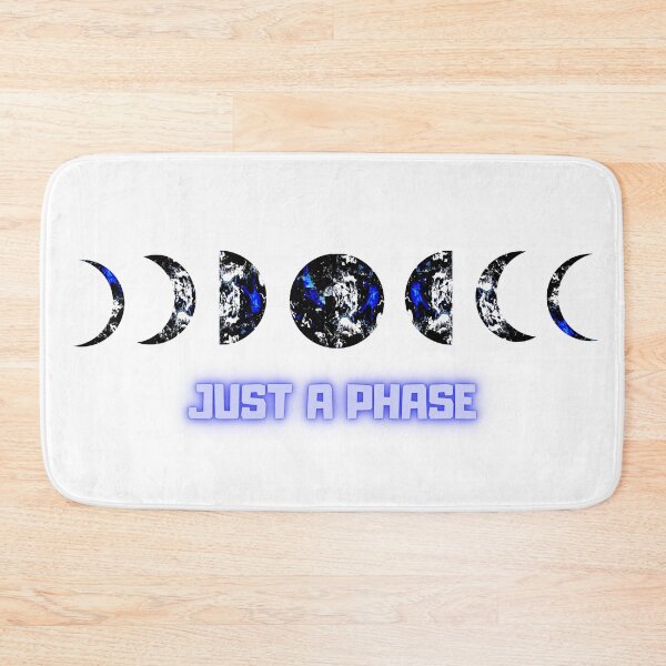 Item preview, JUST A PHASE (Moon phases) - Midnight Bath Abstract Painting designed and sold by CuddlyPeas.