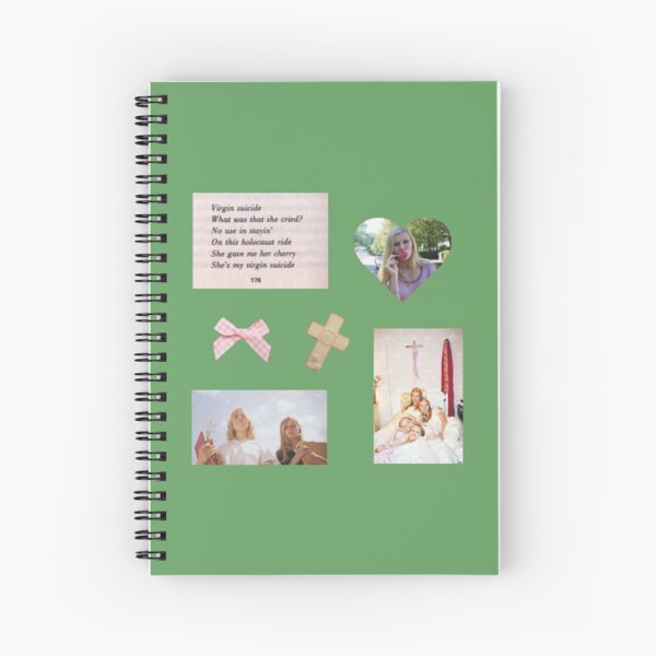 The Virgin Suicides Photography - Sofia Coppola Spiral Notebook for Sale  by Ruby Star