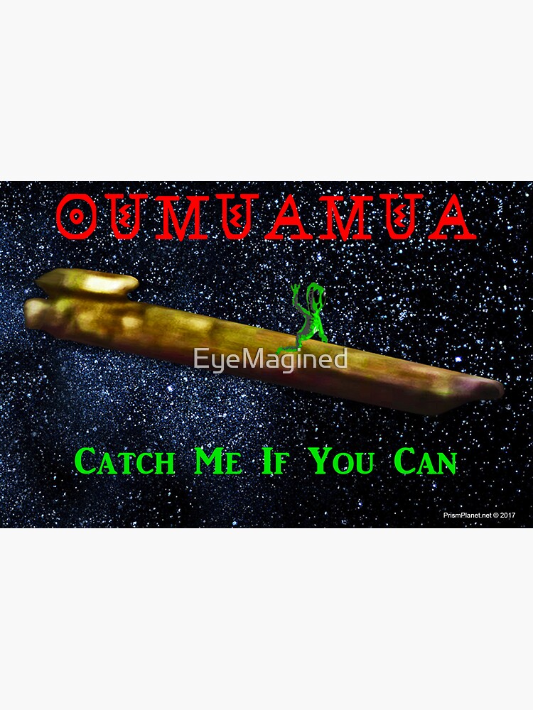 Thumbnail 3 of 3, Sticker, Chasing Oumuamua designed and sold by EyeMagined.