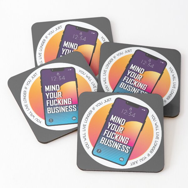 Item preview, Mind Your Business - Funny designed and sold by 1PointlessPeach.