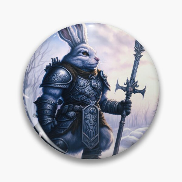Item preview, Bunny Deathknight Warcraft inspired fanart designed and sold by Elbenlady.