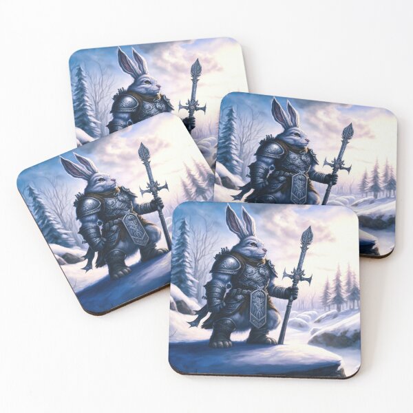 Item preview, Bunny Deathknight Warcraft inspired fanart designed and sold by Elbenlady.