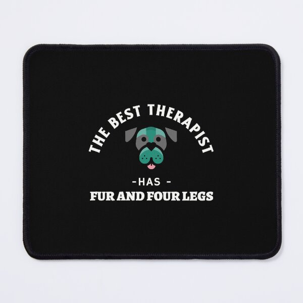 Item preview, The Best Therapist Has Fur and Four Legs : Dog designed and sold by crazydotdesigns.