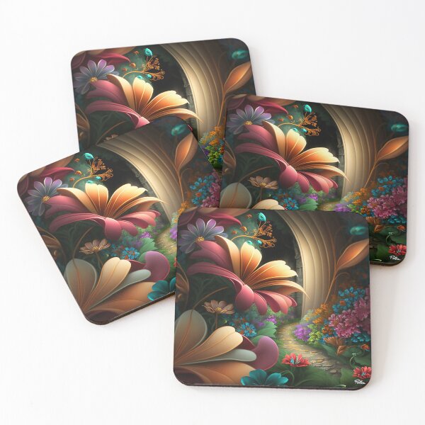Item preview, COLORFUL FLOWER GARDEN designed and sold by ArtbyRolleen.
