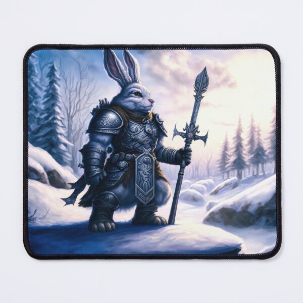 Item preview, Bunny Deathknight Warcraft inspired fanart designed and sold by Elbenlady.