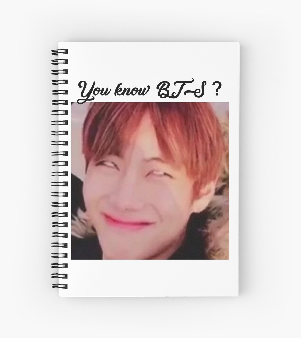 BTS Meme Kim Taehyung V Spiral Notebooks By Orphys Redbubble