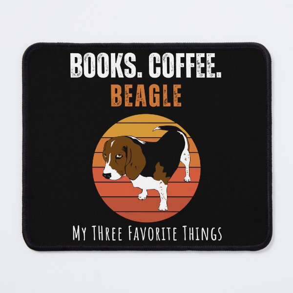 Item preview, Books,Coffee, Beagle - My Three Favorite Things designed and sold by So Witcasm ?.