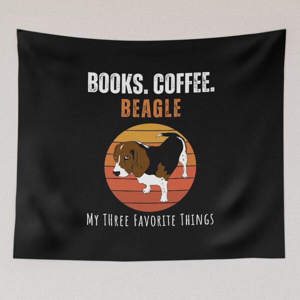 Item preview, Books,Coffee, Beagle - My Three Favorite Things designed and sold by So Witcasm ?.