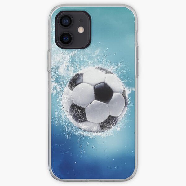 Soccer Water Splash iPhone Soft Case