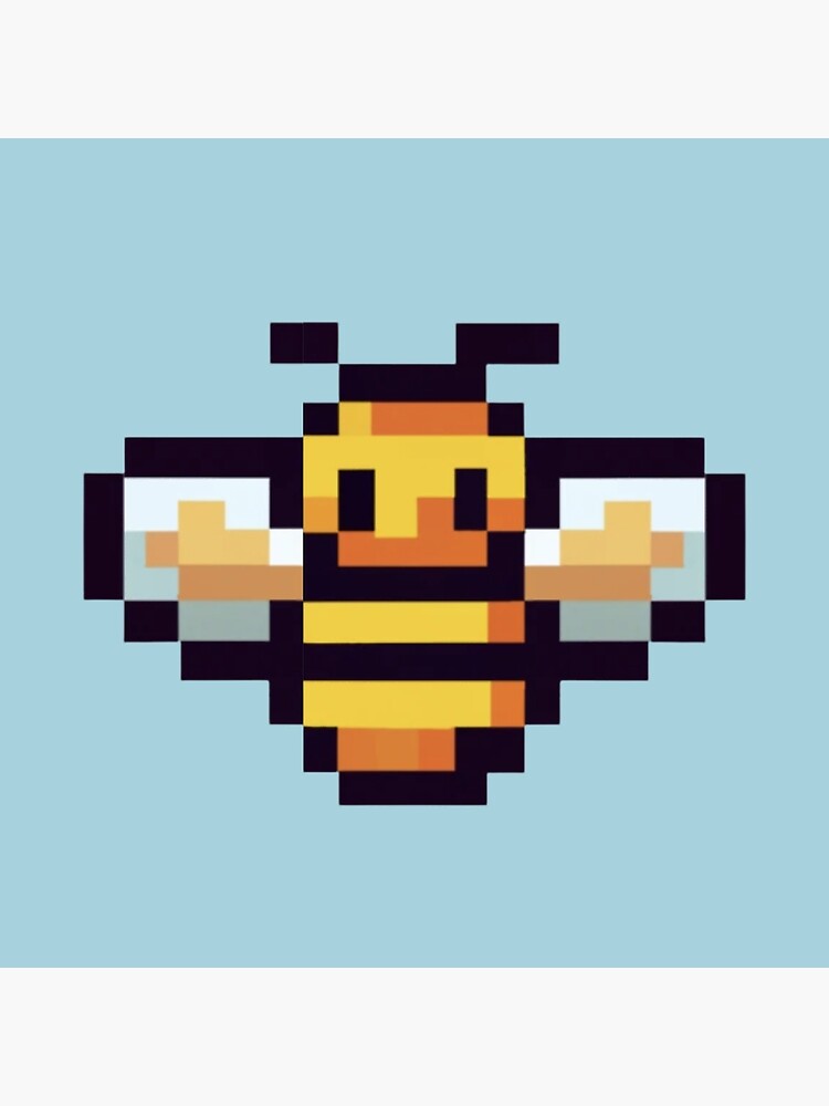 Cute Bee Pixel Art\