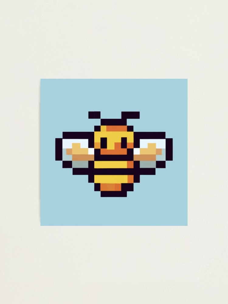 Nghệ thuật pixel độc đáo cute bee pixel art Mẫu vẽ ngộ nghĩnh mới nhất