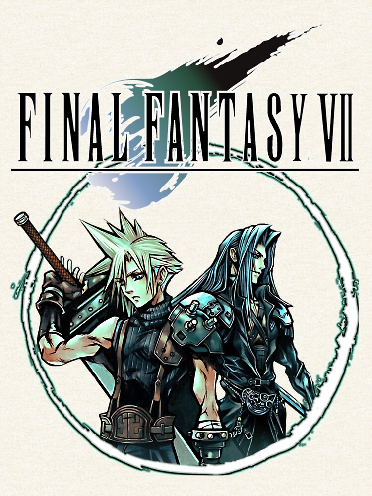 Final Fantasy VII Cloud Sephiroth Retro Art Castlevania
