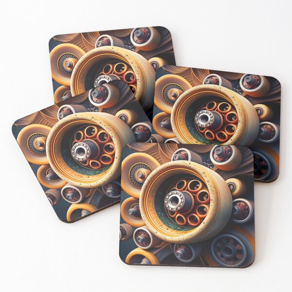 Item preview, Skateboard Wheels And Bearings Abstract designed and sold by ViniciusPimenta.