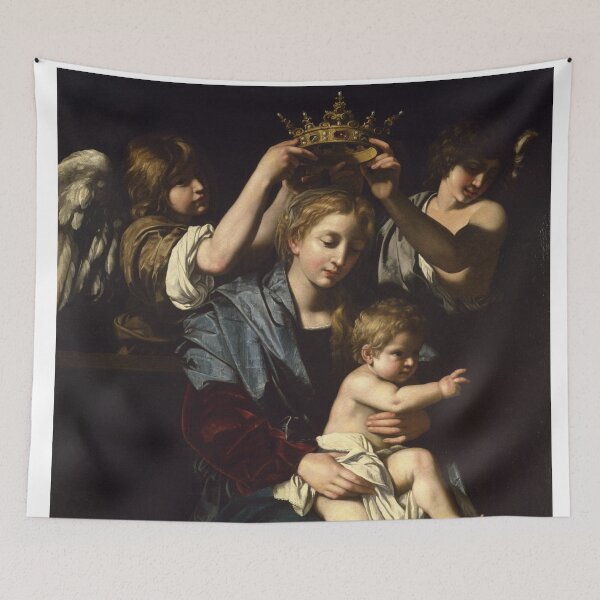 Item preview, Baroque Art - Virgin and Child with Angels designed and sold by imoparo.