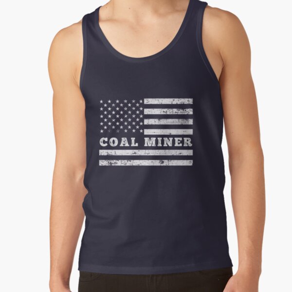 Artikel-Vorschau von Amerikanische Flagge Coal Miner USA, designt und verkauft von GrandOldTees.