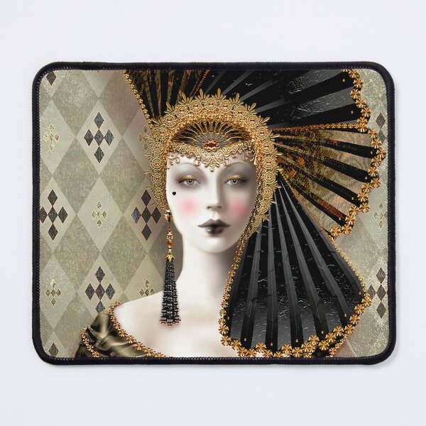 Item preview, Queen of clubs by Maxine Gadd  designed and sold by Maxine Gadd.