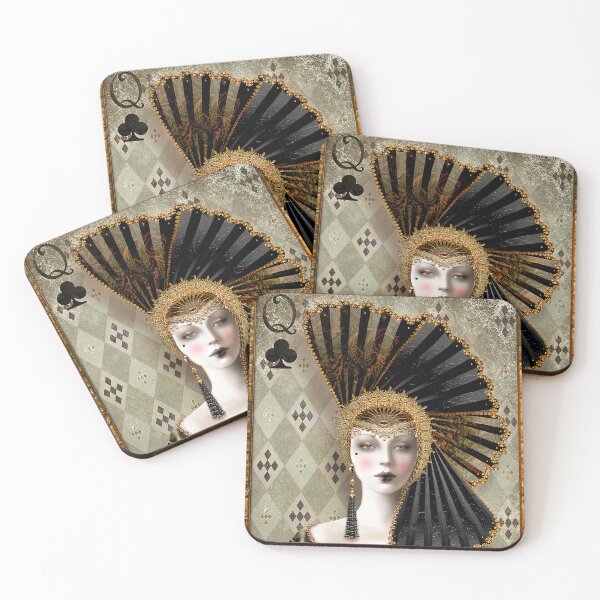 Item preview, Queen of clubs by Maxine Gadd  designed and sold by Maxine Gadd.