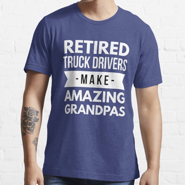 MAN Truck Driver Trucking Trucker Design Essential T-Shirt for Sale by  luvvvvvit