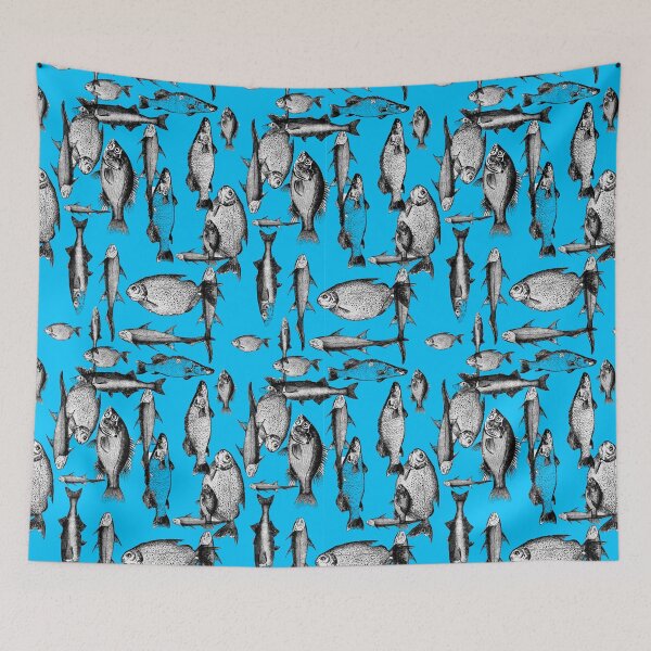 Item preview, Sholly fish in BLUE designed and sold by fgood.