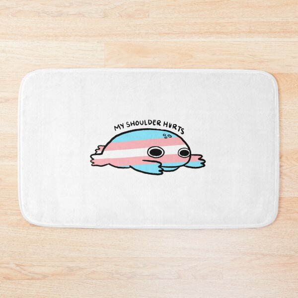Item preview, My Shoulder Hurts | Trans Pride Frog designed and sold by iristocat.