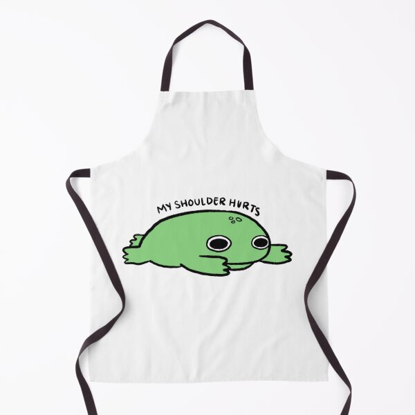 Item preview, My Shoulder Hurts | Sad Green Frog designed and sold by iristocat.