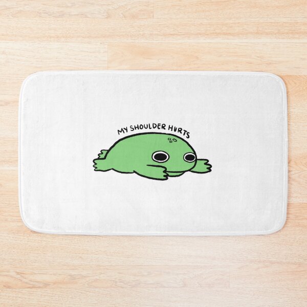 Item preview, My Shoulder Hurts | Sad Green Frog designed and sold by iristocat.