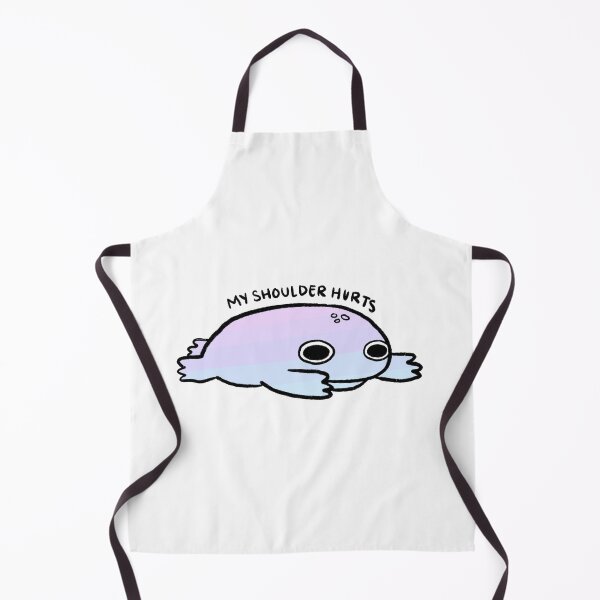 Item preview, My Shoulder Hurts | Sad Pink Purple Blue Frog designed and sold by iristocat.