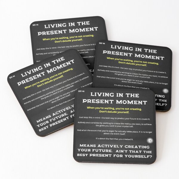 Item preview, Day 44 of the year: Living in the present moment designed and sold by BuddyBoots.