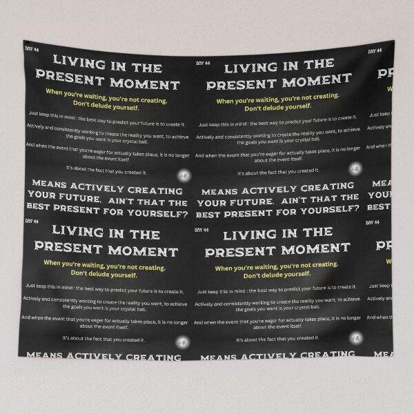 Item preview, Day 44 of the year: Living in the present moment designed and sold by BuddyBoots.