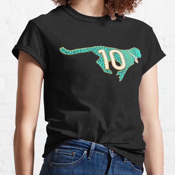 Youth Miami Dolphins Tyreek Hill #10 Aqua Logo T-Shirt